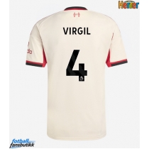 Liverpool Virgil van Dijk #4 Bortedrakt 2025-26 Kortermet